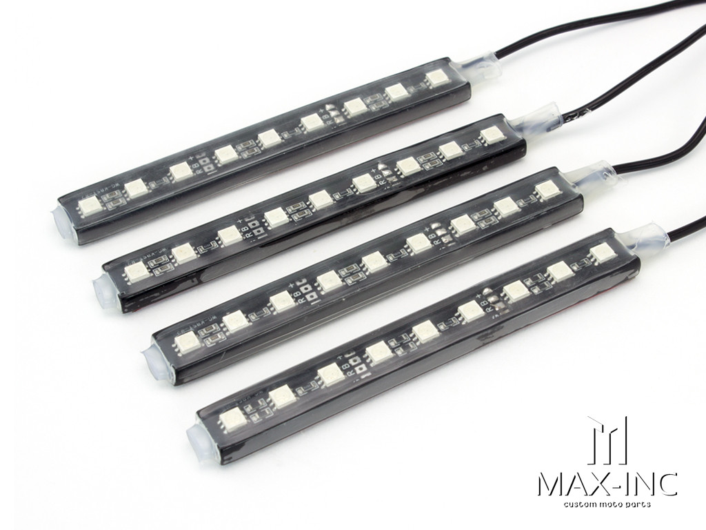 12v Music Activated Strobe Interior RGB LED Lighting Kit