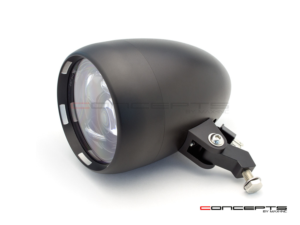 Stealth Mini Custom Billet Aluminum LED Projector Headlight