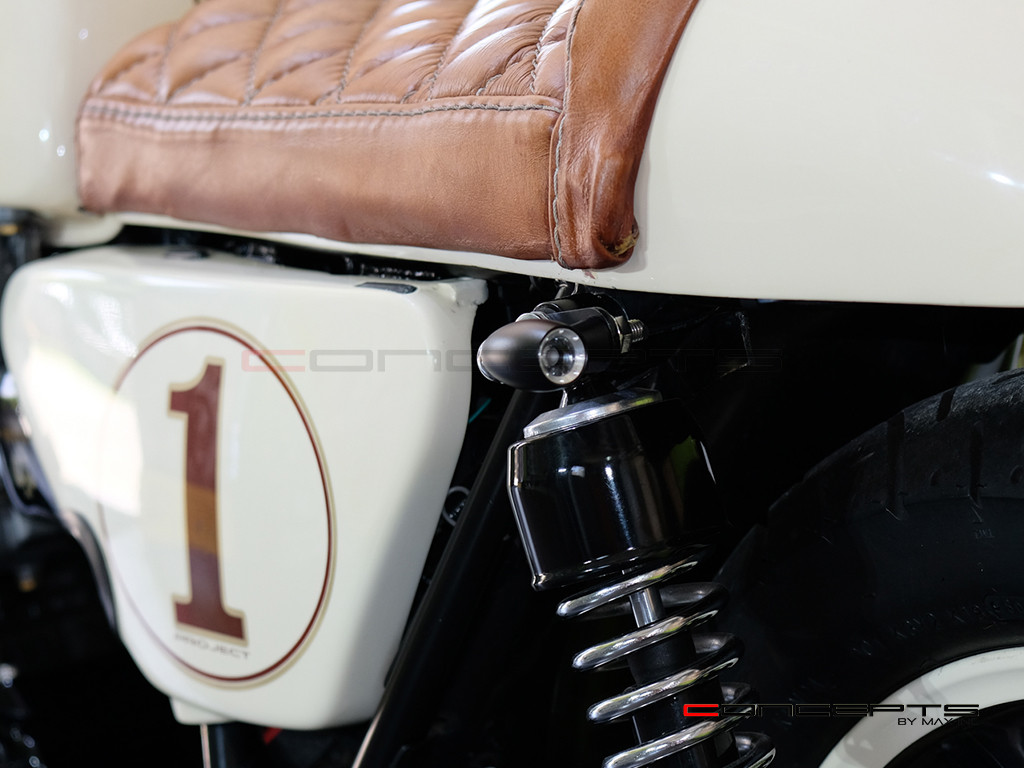 MAX LADZ Black + Natural CNC Machined Alum Mini LED Indicators / Turn Signals + Running Lights