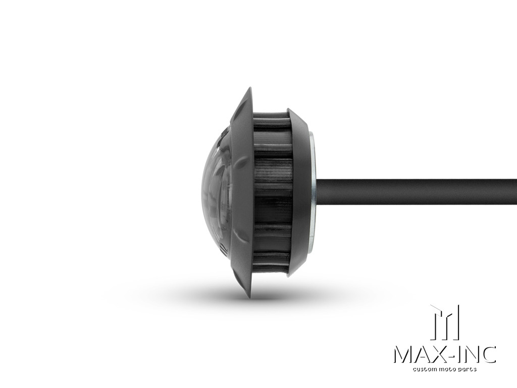 2" Cafe Racer Flush Mount LED Stop / Tail Light - Smoked Lens