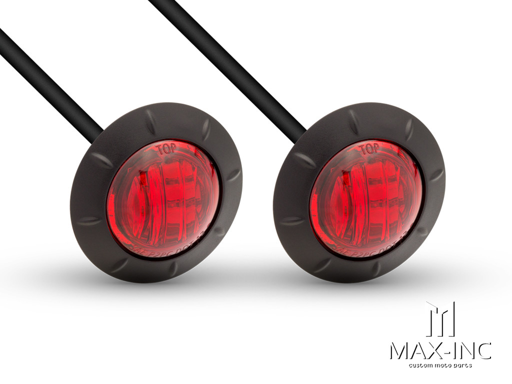 2" Flush Mount Sealed LED Stop / Tail Lights - Set Of 2