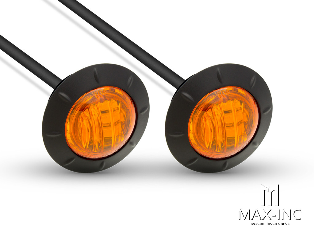 2" Flush Mount Sealed LED Running Lights / Turn Signals - Set Of 2