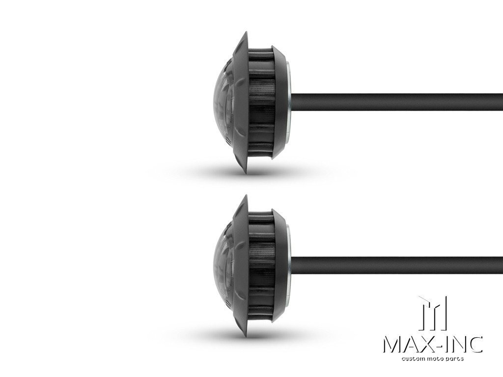 2" Flush Mount Smoked Lens LED Stop / Tail Lights - Set Of 2