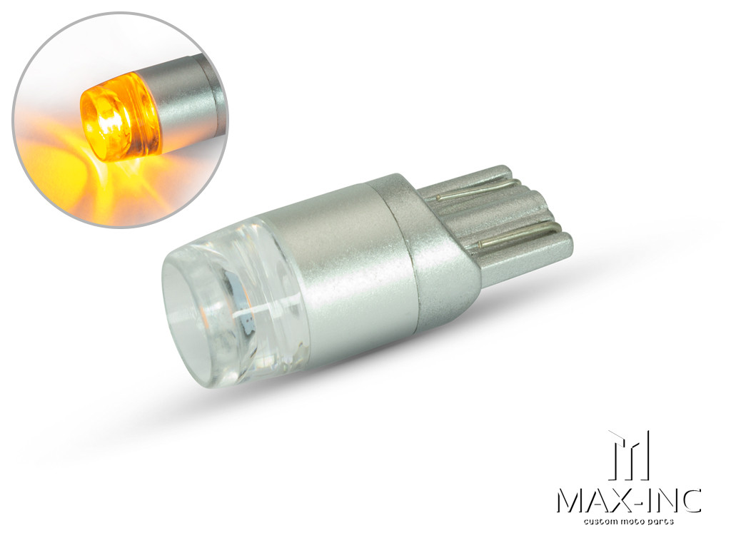 12v / T10 W5W LED Projector Bulb - Amber