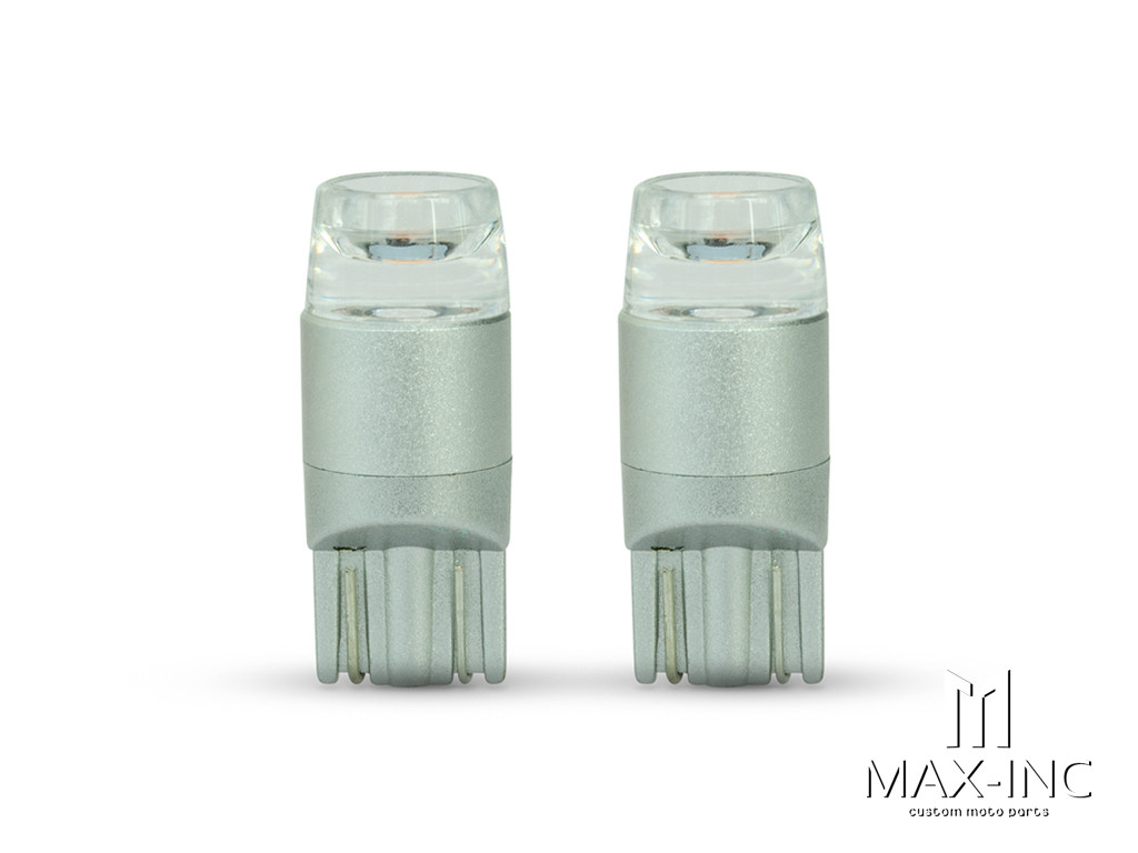 Amber 12v / T10 W5W LED Projector Bulbs - Pair