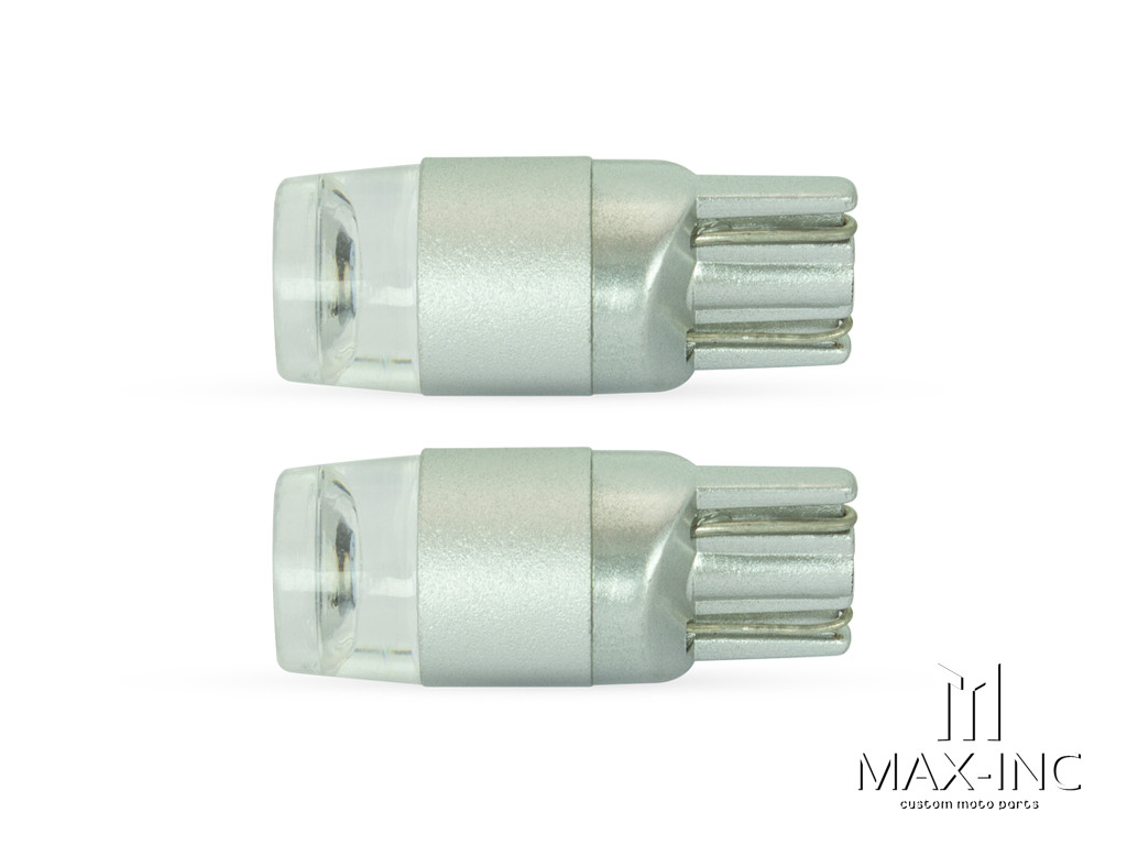 Green 12v / T10 W5W LED Projector Bulbs - Pair