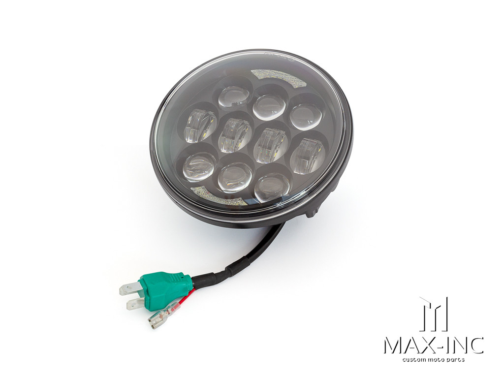 5.75" Black Multi Projector LED Headlight Insert - 80w