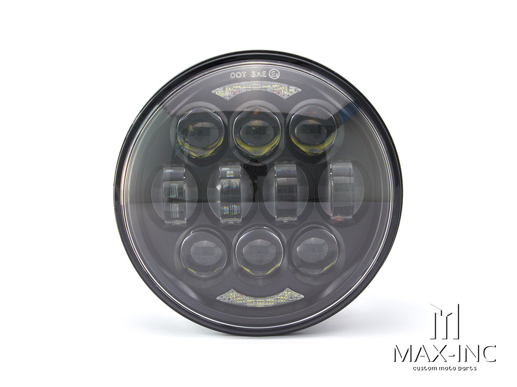 5.75" Black Multi Projector LED Headlight Insert - 80w