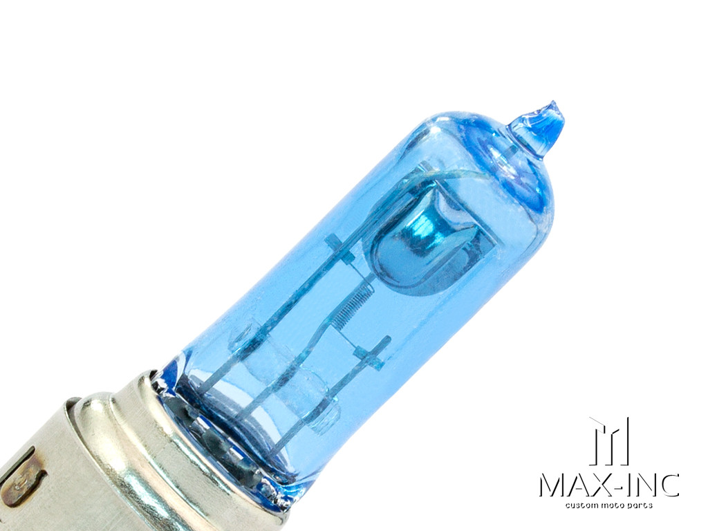 12v / S2 BA20 / 35w Cool White Halogen Headlight Bulb - Hi / Low Beam