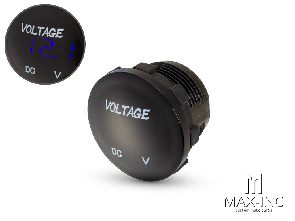 Universal Panel / Dash Mount 12v Digital Voltage Meter
