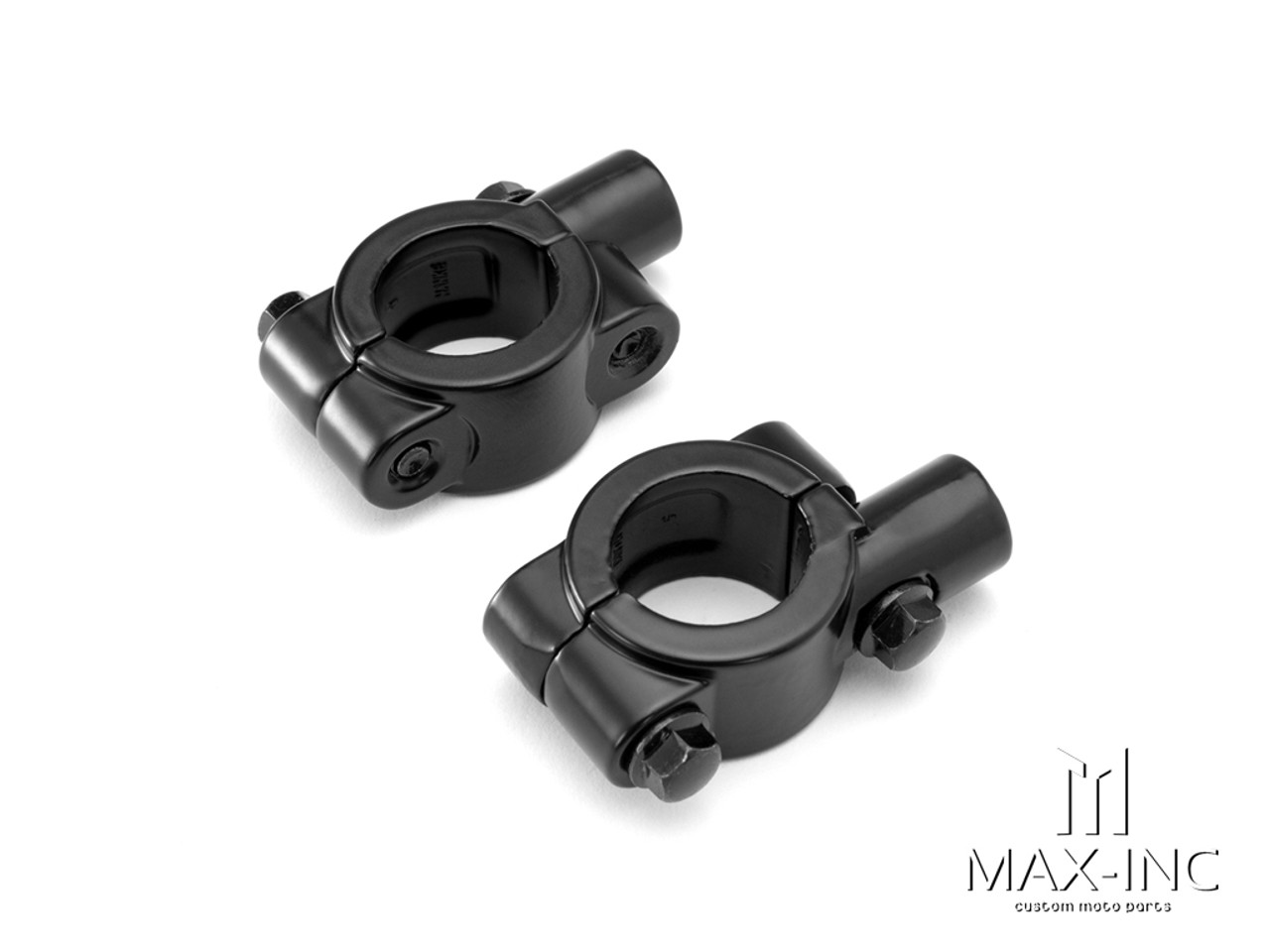 Universal 22mm Alloy Handlebar Mirror Mounts - M10 / Right Hand Thread