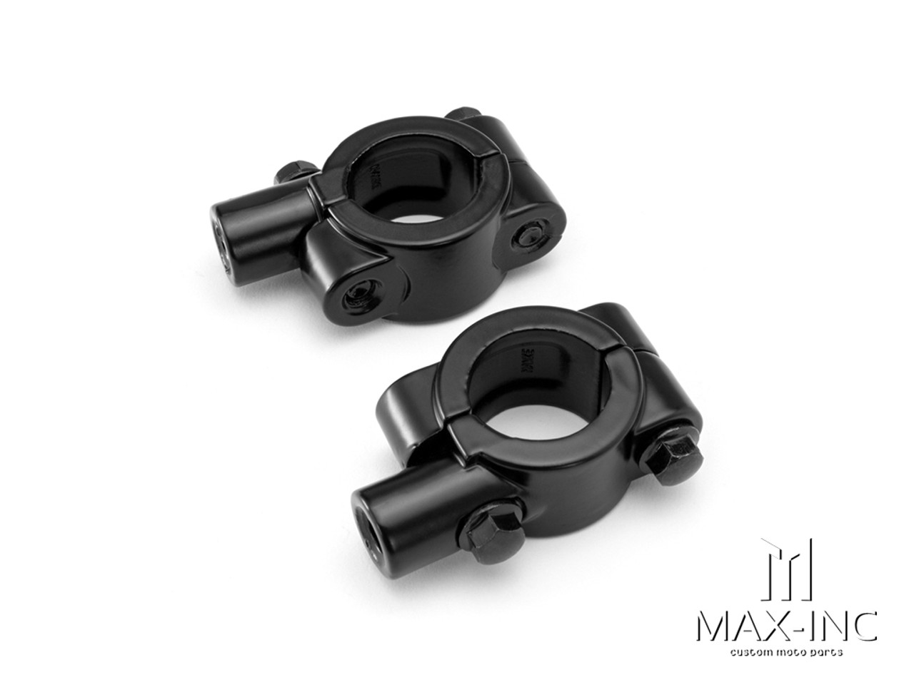 Universal 22mm Alloy Handlebar Mirror Mounts - M10 / Right Hand Thread