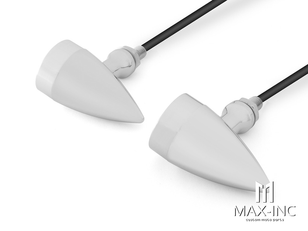 Chrome Alloy Classic LED Turn Signals / Indicators