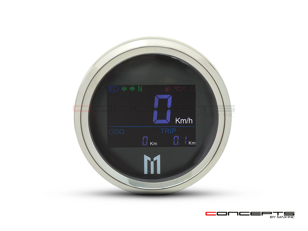 52mm GPS Digital Speedometer MPH / KPH + Display Lights
