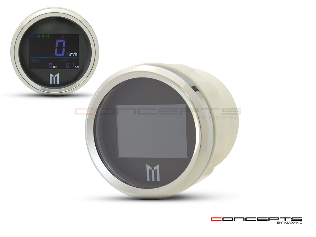 52mm GPS Digital Speedometer MPH / KPH + Display Lights
