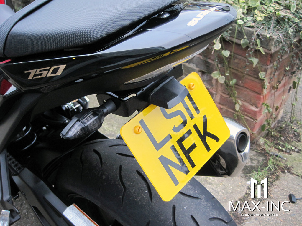 Black Universal Bolt On LED License Plate Light - Emarked