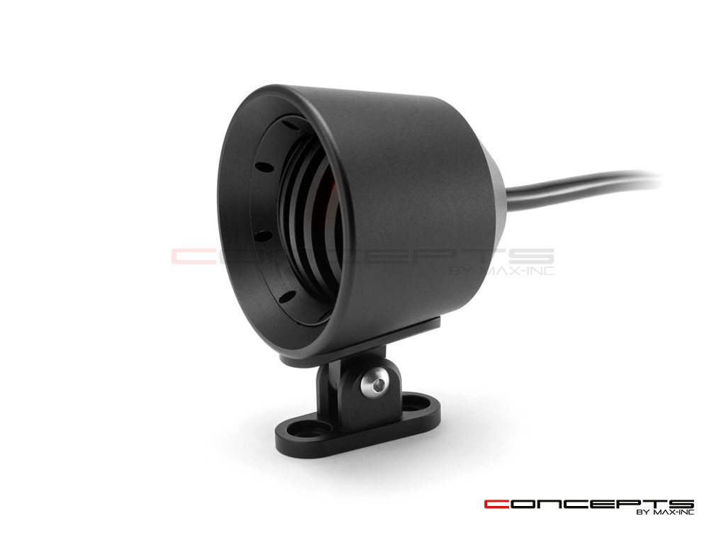 Matte Black Bell Design CNC Machined Billet Stop / Tail Light + Grill
