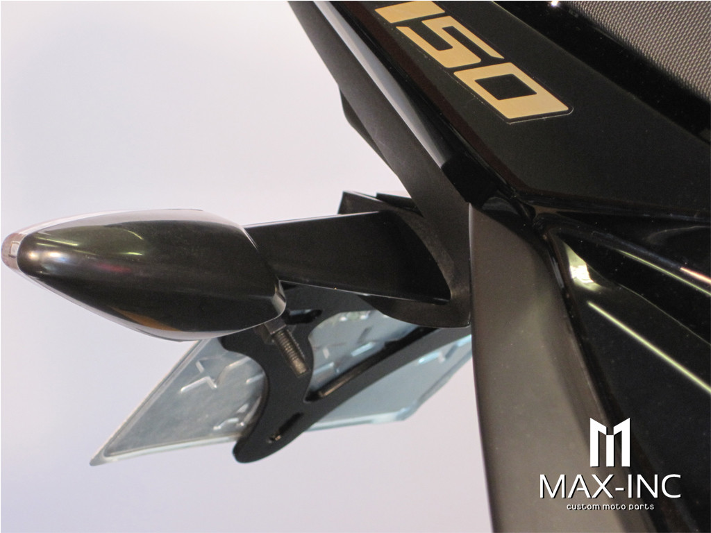 Black Benelli Style LED Turn Signals / Indicators - Emarked