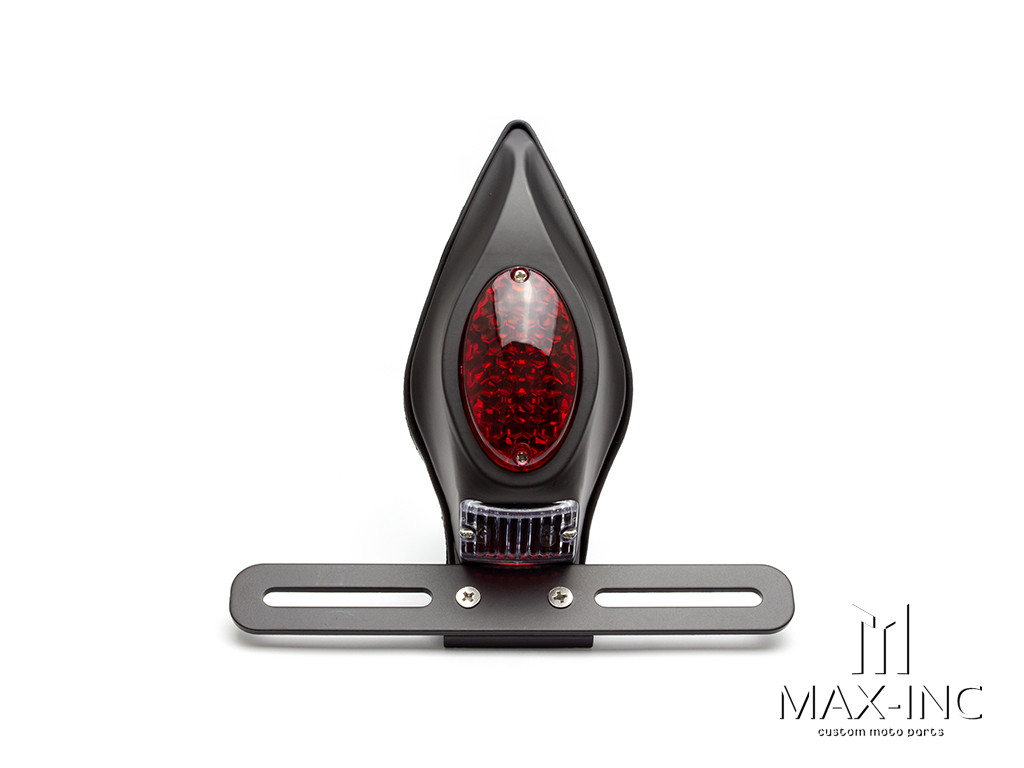 Matte Black Alloy Tombstone LED Stop / Tail Light