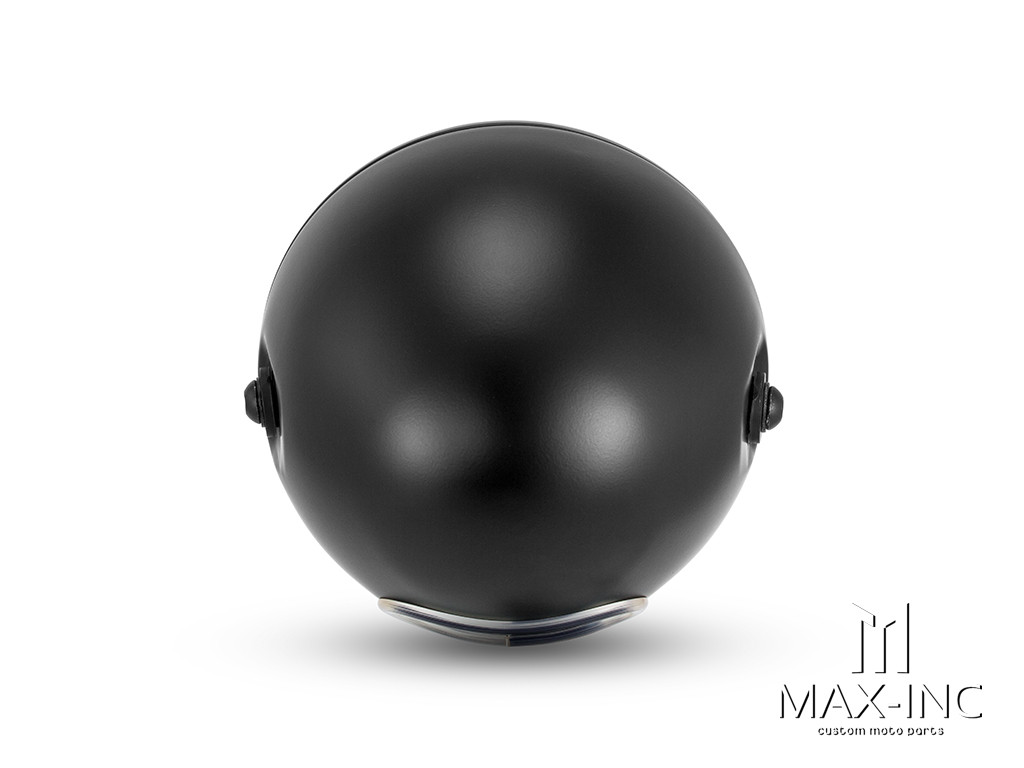 7.7" Matte Black Universal Metal Classic Yellow Lens Headlight