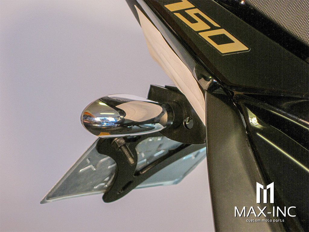 Chrome Super Bright Dual LED Turn Signals / Indicators - Emarked