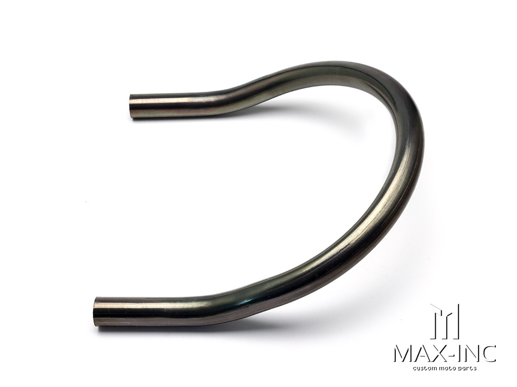Universal DIY 230mm Upswept Raw Steel Rear Tail Seat Hoop