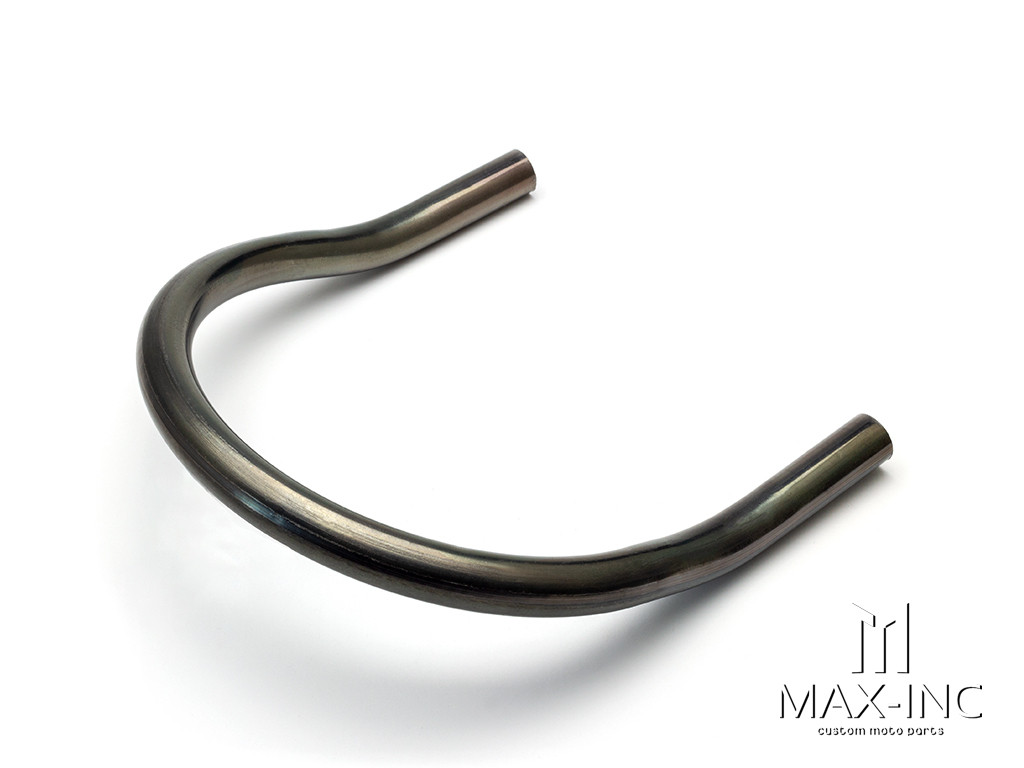 Universal DIY 230mm Upswept Raw Steel Rear Tail Seat Hoop