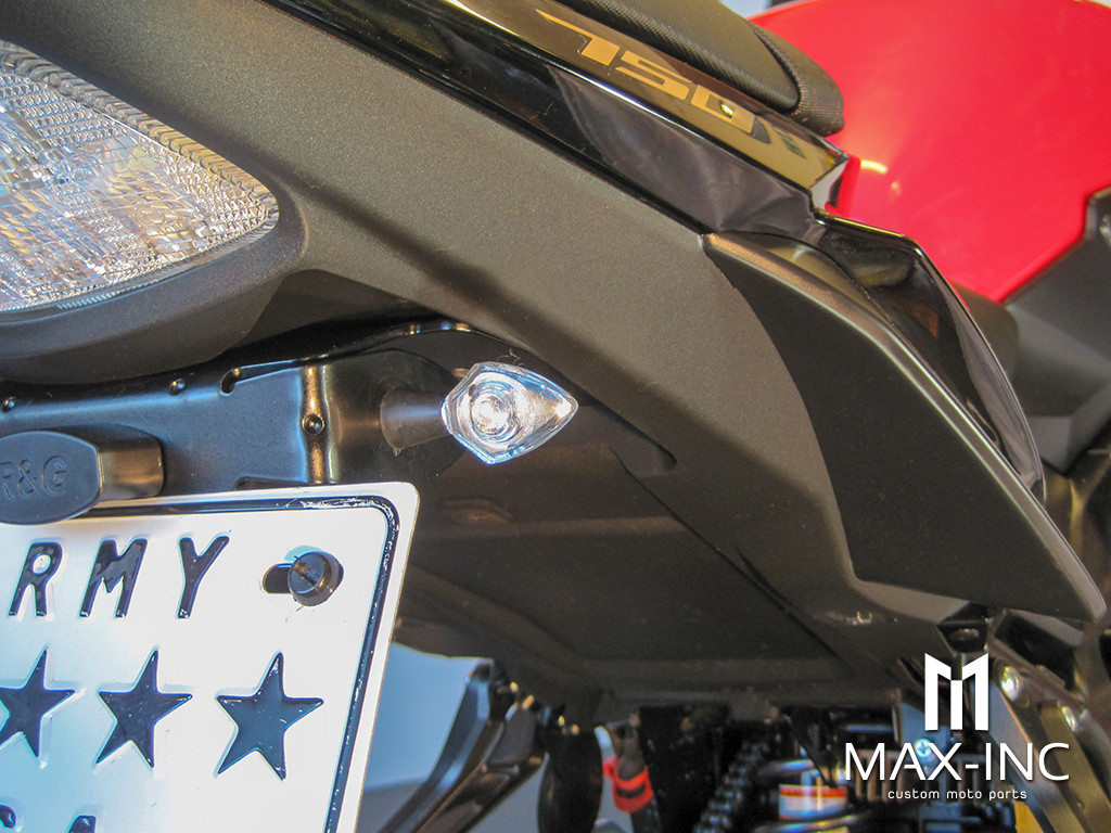 Chrome Alloy Micro Cyclops LED Turn Signals / Indicators - Small & Bright