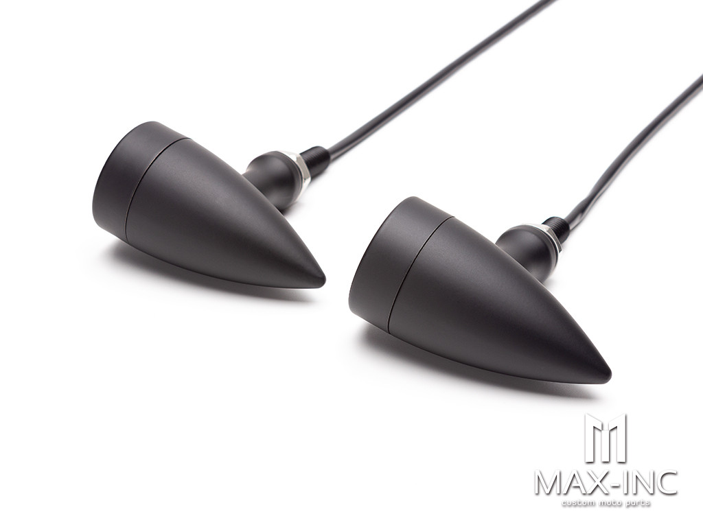 Black Bullet Alloy Integrated LED Daytime Running Lights + Turn Signals