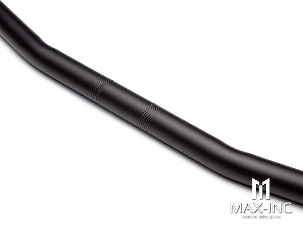 Matte Black Alloy Cafe Racer Drag Bars - 1" (25mm)