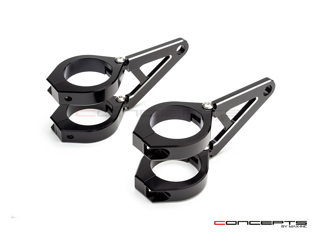 MAX Stubby High Quality CNC Machined Headlight Brackets  - Fits Fork Sizes 32 - 59mm