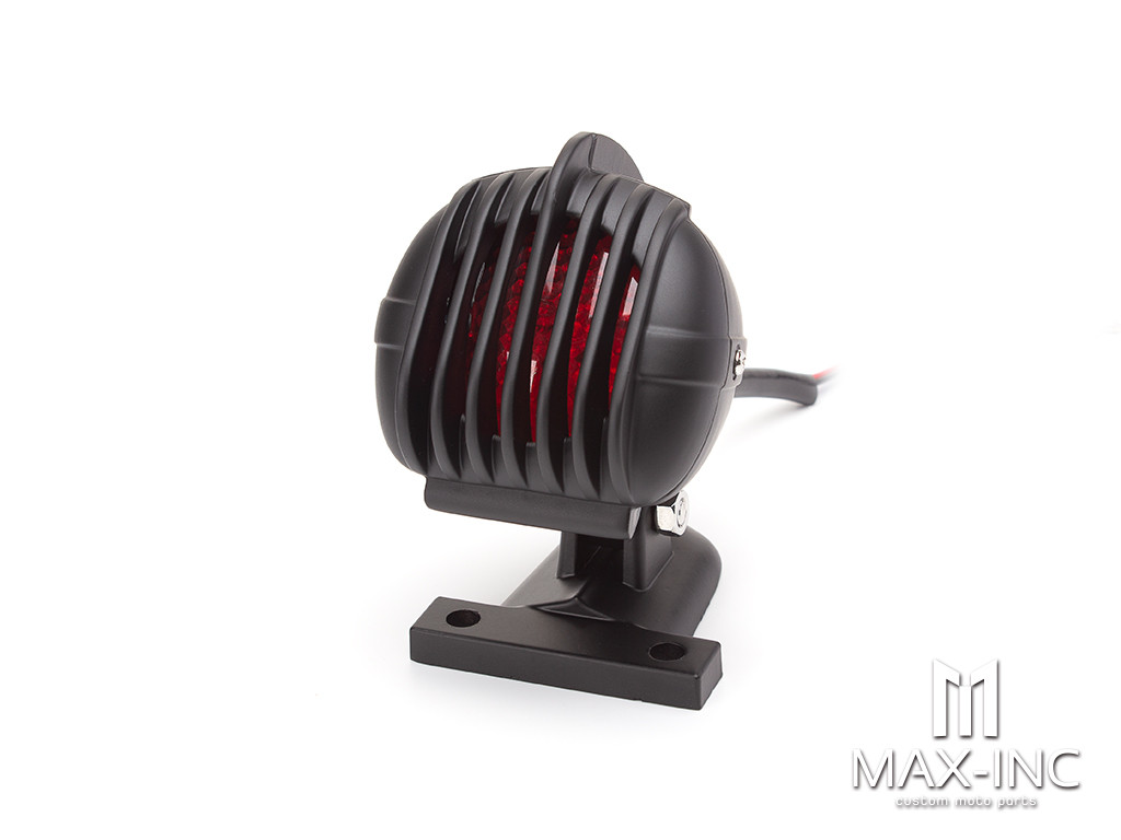 Matte Black Alloy Mini Microphone Style LED Stop / Tail Light