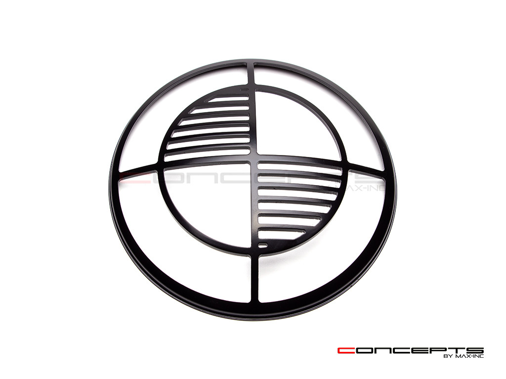 Beemer Grill Design 7" Black CNC Aluminum Headlight Guard Cover