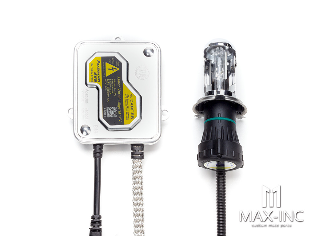 12v / 35w / H4 Xenon HID Headlight Bulb Set - Hi / Low Beam - Plug n Play