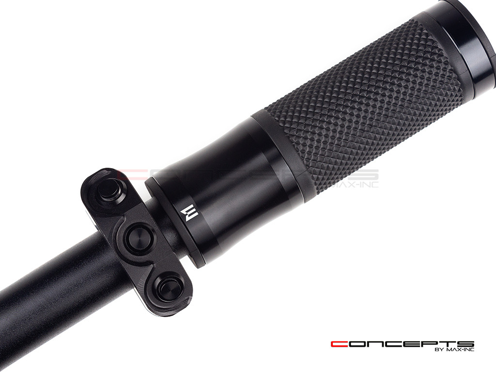 22mm Black CNC Machined Billet Aluminum Handlebar Mount Switch Combo
