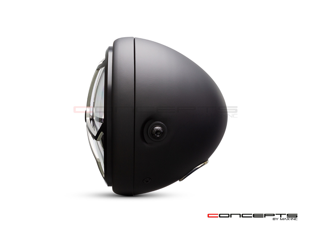 7.7" Matte Black + Contrast Multi Projector LED Headlight + J-Rob Grill Cover