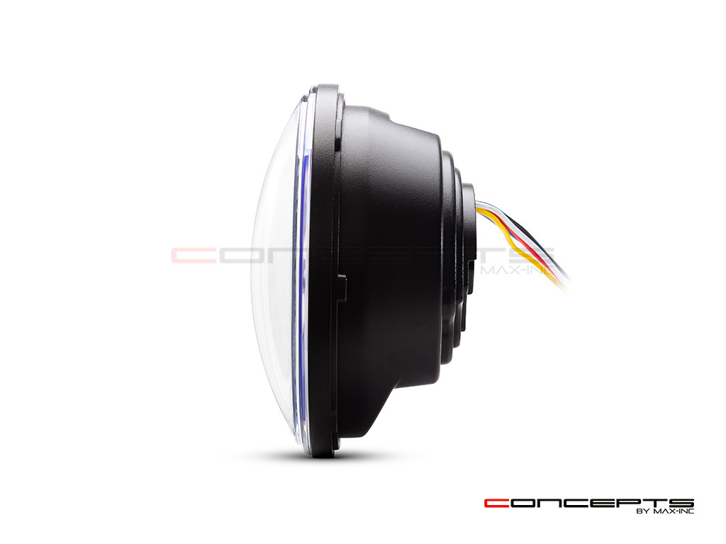 5.75" Blue Classic / Modern LED Headlight Insert