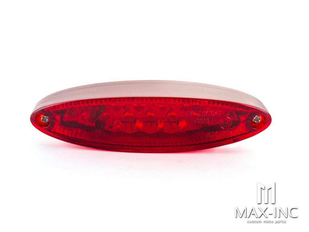 Universal Oval LED Stop / Tail Light - Red Lens