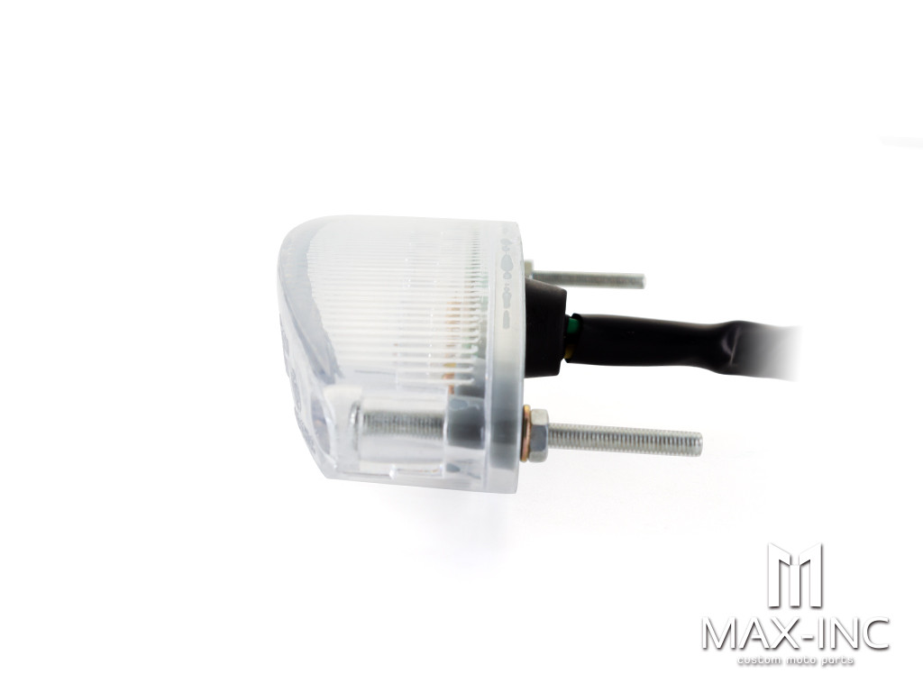 Universal Oval LED Stop / Tail Light - Clear Lens