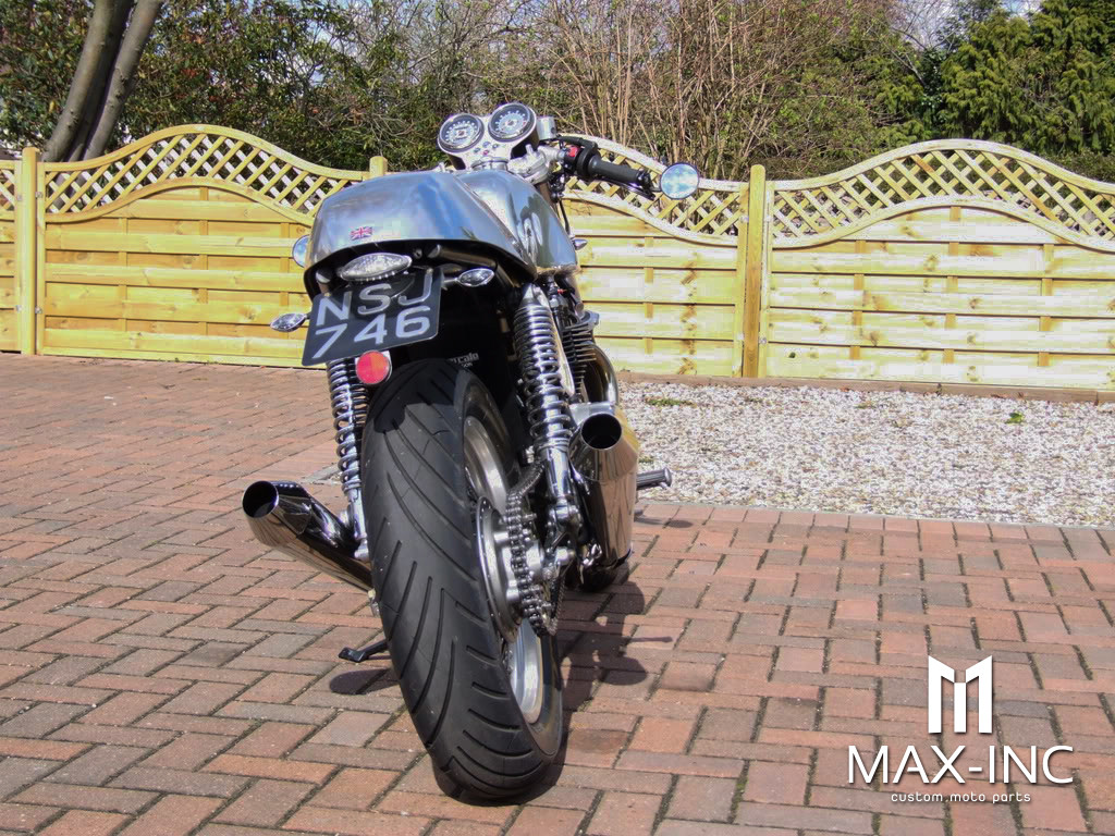 Chrome Oval Integrated LED Stop / Tail Light / Turn Signals