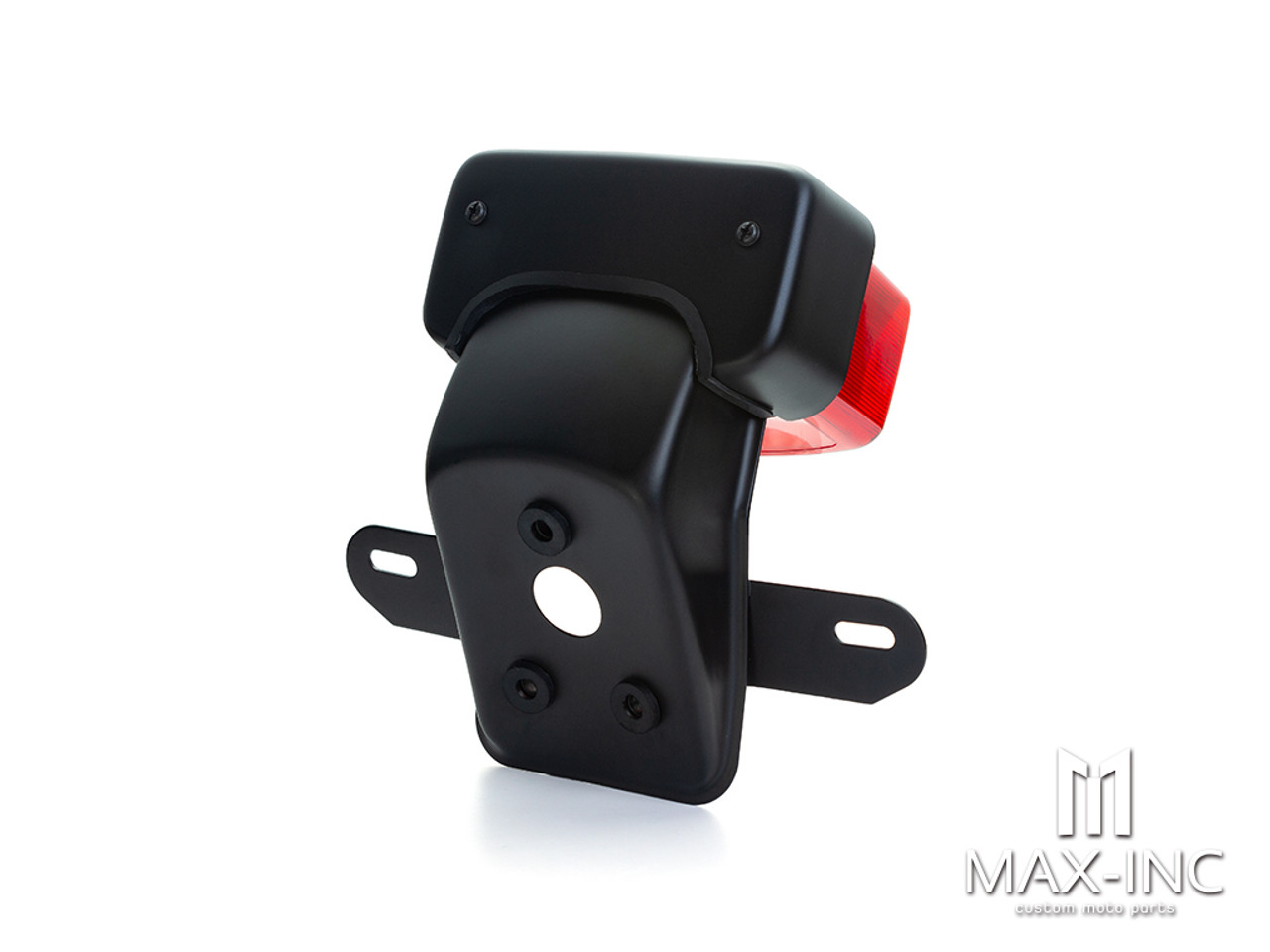 Universal Black Old Skool Metal Stop / Tail Light - Bulb Type