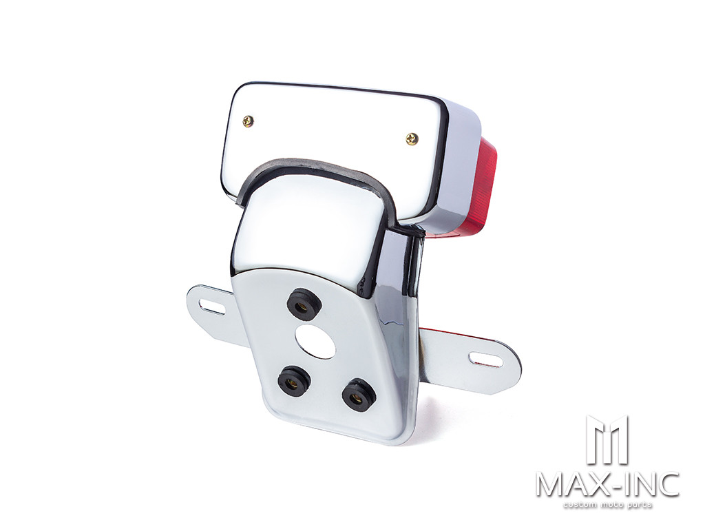 Universal Chrome Old Skool Metal Stop / Tail Light - Bulb Type