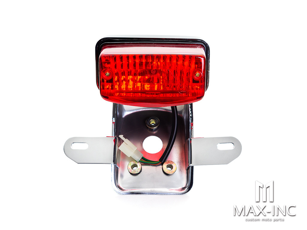 Universal Chrome Old Skool Metal Stop / Tail Light - Bulb Type