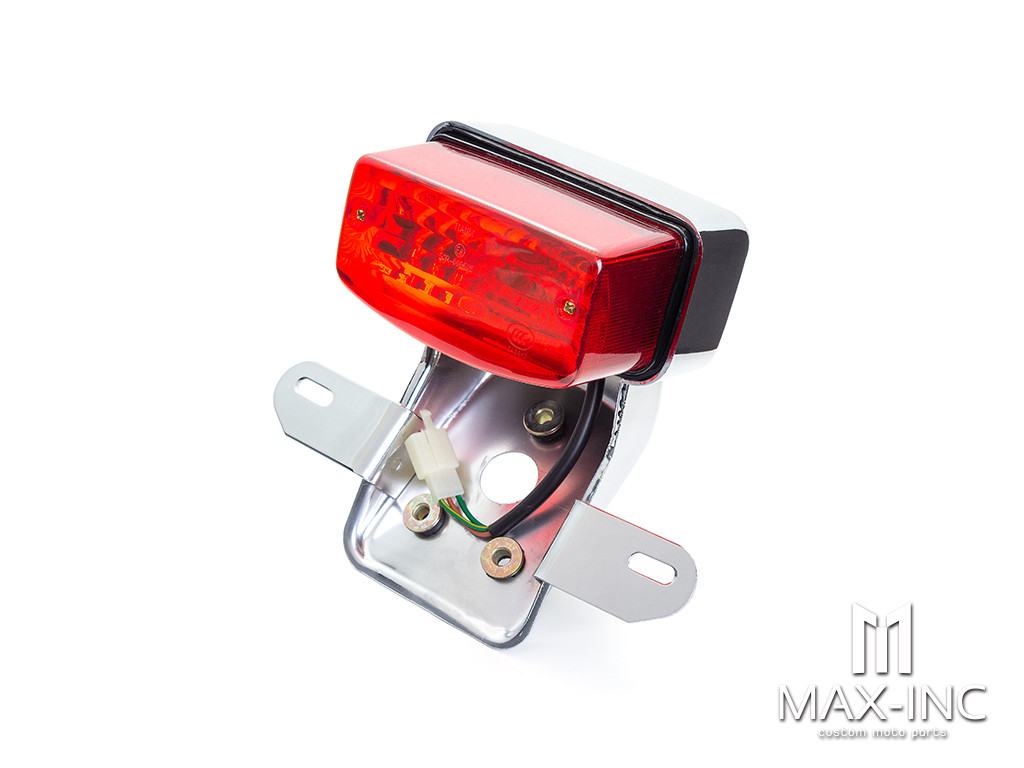 Universal Chrome Old Skool Metal Stop / Tail Light - Bulb Type