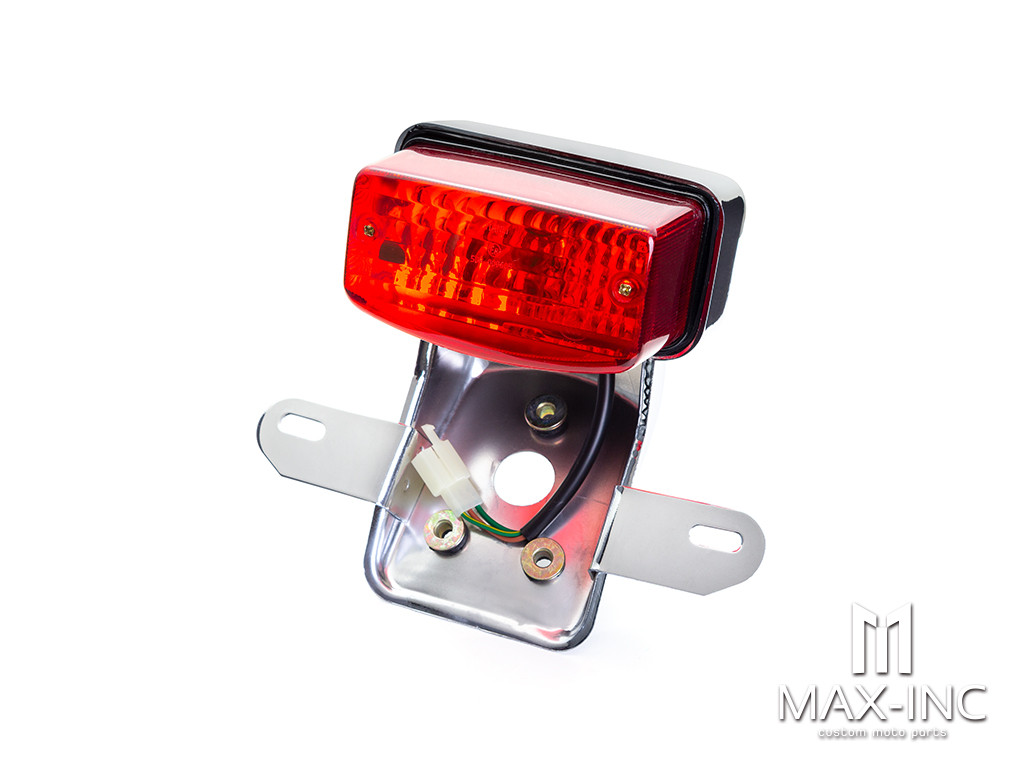 Universal Chrome Old Skool Metal Stop / Tail Light - Bulb Type