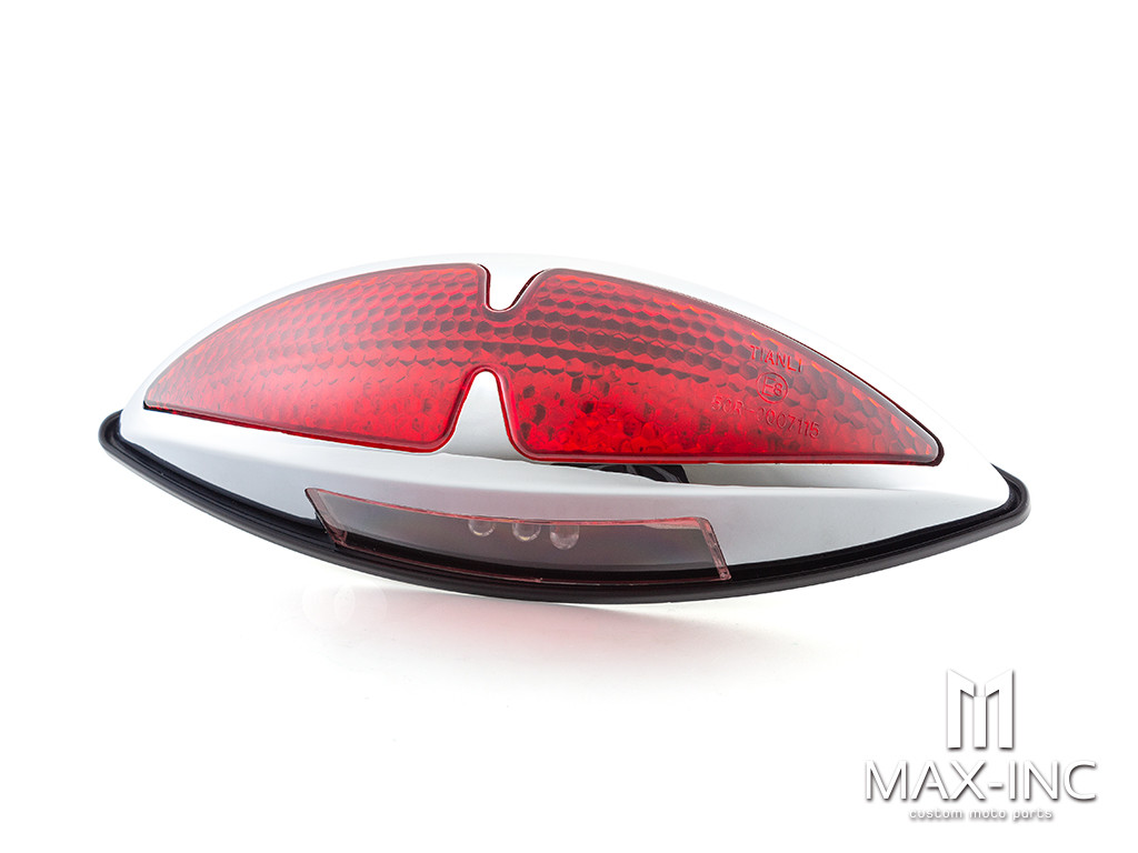 Universal Stryker Chrome LED  Stop / Tail Light - Emarked