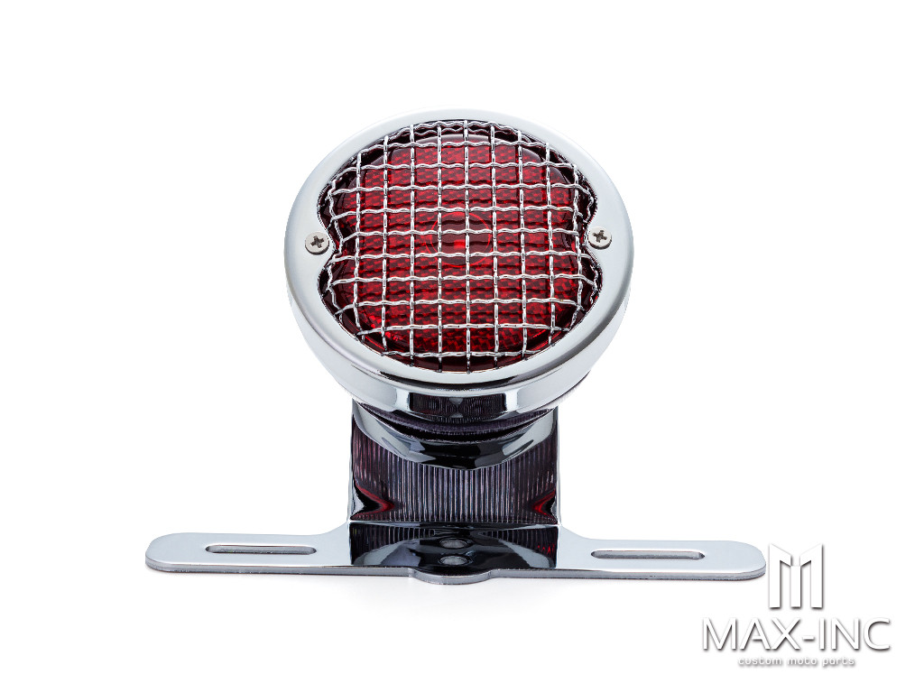 Chrome Mesh Grill Metal LED Stop / Tail Light