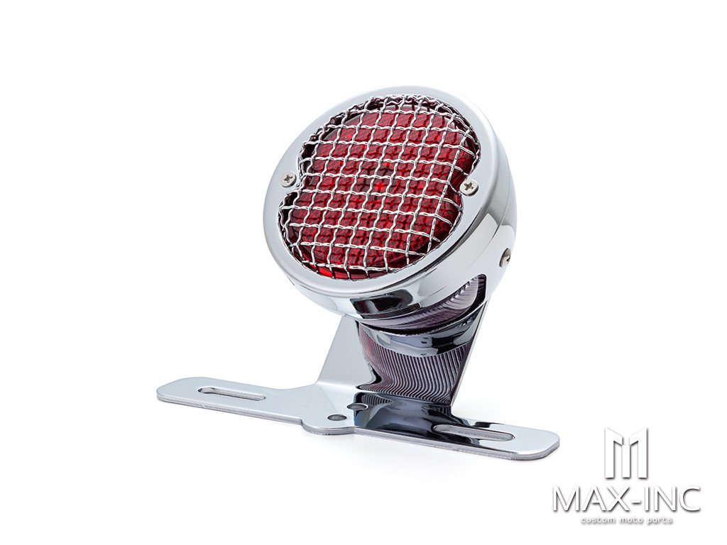 Chrome Mesh Grill Metal LED Stop / Tail Light