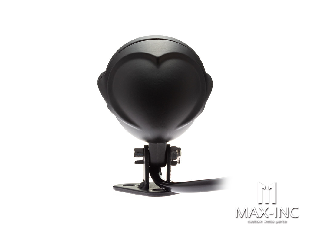 Matte Black Cage Grill Alloy Fender Mount LED Stop / Tail Light