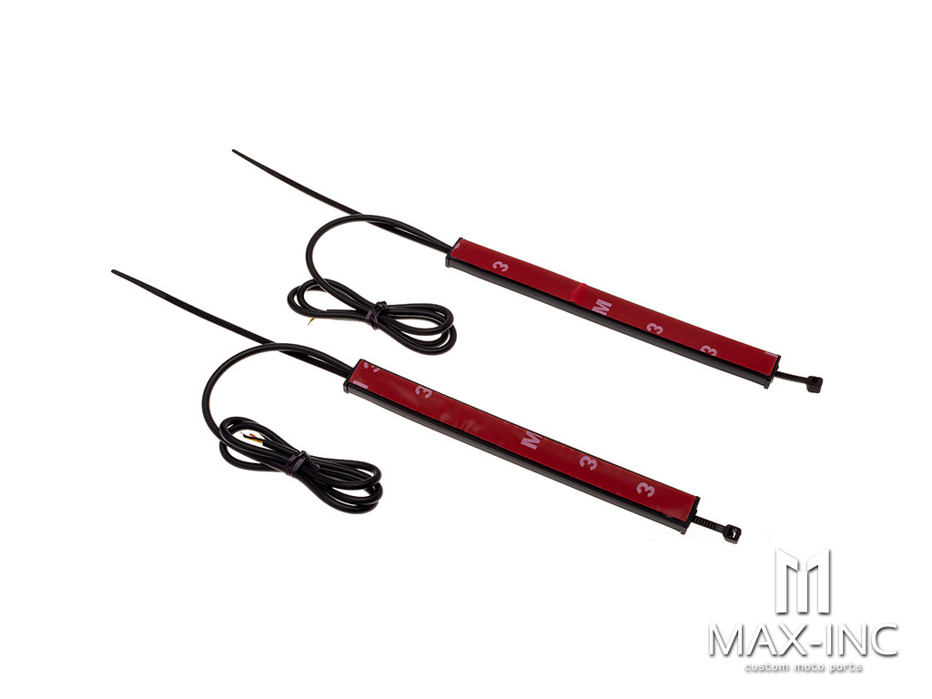 Universal Fork Mount Integrated LED Sequential Turn Signals + Daytime Running Lights